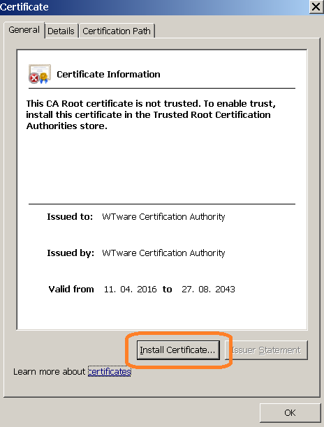 Certmgr Msc Command Line Install Certificate In Chrome